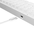 White Shark SHINOBI Keyboard - White (Blue Mechanical Switches) [US Layout] - GameStore.mt